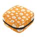 Guantierendiy Halloween Pumpkin Sanitary Napkin Storage Bag Large Capacity Menstrual Cup Pouch Girls Travel Portable Small Makeup Sanitary Pads Organizer Color 4