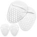 Ball of Foot Cushions 2 Pairs Soft Gel Metatarsal Pads for Women Self-Adhesive Clear High Heel Pads Shoe Inserts for Foot Comfort