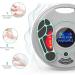 Creliver EMS Foot Massage Device - Circulatory Stimulator with Infrared Remote Control | Electric Neuromuscular Massage for Pain Relief - Green - Buy Online on GoSupps.com