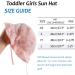 XIAOHAWANG Baby Girl Sun Hat - Embroidered Flowers Toddler Bucket Hat for Infant Girls 1-2 Years - Pink Bow - Buy Online on GoSupps.com