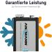Buy ANSMANN 9V Rechargeable Batteries 300mAh - Pre-Charged Low Self-Discharge NiMH (2-Pack) | International Shipping Available - Buy Online on GoSupps.com