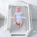 Soft Minky Dots Changing Pad Cover for Baby Boy and Girl - Glacier Gray - Fits 32/34'' x 16'' Pad - Buy Online on GoSupps.com