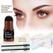 Eyebrow Stamp Shaping Kit with 10 Stencils & 2 Brushes - Long Lasting Brown Black Powder Makeup for Professional Results - Dark Brown Definer Set - Ideal Gift for Women - Buy Online on GoSupps.com