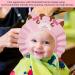 2 PCs Adjustable Shower Hood for Kids | Silicone Hair Washing Protection Cap for Babies - Ear & Eye Guard - Buy Online on GoSupps.com