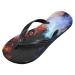 Mnsruu Magical Space Wolf Starry Flip Flops & Slippers for Men & Women | Stylish Travel & Home Sandals - Buy Online on GoSupps.com