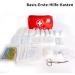 4 in 1 Auto Safety & First Aid Set - DIN 13164 Emergency Kit with Warning Triangle Vest Hammer & Accessories | Motor & Pannenset 2024 - Buy Online on GoSupps.com