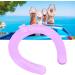 Neck Cooling Wrap Safe Reusable Cold Pack Prevent Falling Off Neck Cooling Tube for Outdoor for Summer (Pink) - Buy Online on GoSupps.com