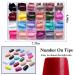 Shop LoveOurHome 576pc Square Press on Nails - Medium Tapered Square Gel Glossy False Nails for Women & Girls - Colored French Acrylic Manicure Tips - Buy Online on GoSupps.com