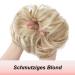 Jjstar Hair Part with Rubber Band - Big Bun Hair Tie & Extensions for Women | Dirty Blonde Curled Hair Updos & Messy Buns - Buy Online on GoSupps.com