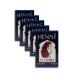 Natural Henna - Henna Mahogany red - 5x90g - Nature hair dye - henna powder - pure natural henna powder - pellear - El Cahira Henna Mahagony - Henna Hair Dye 450 G (1 Pack)