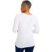 Healing Hands Long Sleeve Knit Women's Medical Scrub Tee 5047 Melissa Underscrubs - White, Size Medium - Buy Online on GoSupps.com