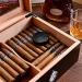 Cigar Boxs Humidors Cigar Humidors Glass Top Handcrafted Cestorage Box with Humidifier and Hygrometer Cigar Case Holds up to 50 Cigars Men A 25.8X21.8X10.6Cm - Buy Online on GoSupps.com