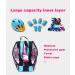 Breathable Roller Skate Bag | Adjustable Strap | Oxford Cloth | Blue | Unisex Adults & Kids - Buy Online on GoSupps.com