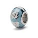 Stone Armory University of North Carolina bead for Women | blue and white North Carolina UNC Logo Bead Charm | University of North Carolina Tar Heels Jewelry | Perfect North Carolina Gift for Fans, Students, Alumni | Fits Most Charm Bracelet Brands