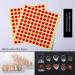30-Piece Glass Nail Sample Tips Set | Geometric Nail Art Display | Clear Nail Color Showcase | 60 Double-Sided Adhesive Tape for Nail Studios - Buy Online on GoSupps.com