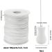 100 Yards 1.5mm White Nylon Braided Lift Shade Cord Roll with Wood Pendant Kit - Window Blinds & Roman Shade Repair - Buy Online on GoSupps.com