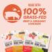 Broya Beef & Chicken Bone Broth | Premium 100% Grass Fed Beef and Certified Organic Chicken with Collagen Protein | Paleo Keto and Gluten-Free | Perfect for Sipping Soup and Cooking Stock | Variety Pack (4 Packets) Variety 500 ml (Pack of 4) - Buy Online on GoSupps.com