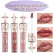 Mirror Gloss Lip Stain - Tinted Lip Balm for Plump and Moisturized Lips (Milky Peachy Pink 706) - Buy Online on GoSupps.com