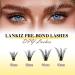 Lankiz Self-Adhesive Eyelashes - 160pcs No Glue Required DIY 30-Day Reusable Individual Eyelash Clusters - Buy Online on GoSupps.com