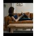 Brevian 2 Litre Large Hot Water Bottle with Soft Faux Fur Cover - Midnight Blue Regular | Shop Now - Buy Online on GoSupps.com