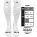 Nxtrnd XTD Scrunch Football Socks - Extra Long Padded Sport Socks for Men & Boys | White, Large - Buy Online on GoSupps.com