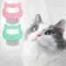 2-Piece Cat Massage Comb for Grooming and Deshedding - Green Pink - Buy Online on GoSupps.com