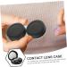 Buifulsic Contact Lens Container - Stylish 3-in-1 Travel Case for Colored & Halloween Contacts | Miss PP Black | Durable & Compact Design (7.2x5.8x2cm) - Buy Online on GoSupps.com