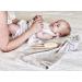 Fephas Wooden Baby Goat Hair Brush for Newborns and Toddlers | Soft Goat Hair & Silicone Brush for Cradle Cap | Great Addition to Baby Registry - Buy Online on GoSupps.com