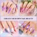 LanFo 12 Colors Acrylic Powder Set - Pink Purple Glitter Nail Kit for Colorful Polymer Nails - No Lamp Needed - Buy Online on GoSupps.com
