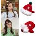 amangul Wreath Christmas Hat Shape Hair Clips Headwear Wreath Hair Clip for Christmas Headpiece Fancy Dress Party Supplies(4) - Buy Online on GoSupps.com