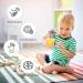 Buy Dkiny Busy Board Baby - 7-in-1 Activity Cube & Fidget Toy for Stress Relief | Montessori Learning Toy for Kids 3+ - Buy Online on GoSupps.com