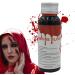 Blood Makeup - 100ml Vampire Blood Gel Realistic Liquid for Special Effects | Washable Costume Prop for Wedding Dress Cosplay Makeup - Buy Online on GoSupps.com