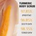 Turmeric And Vitamin C Body Scrub Exfoliating Body Scrub With Turmeric Dead Skin Remover For Body Improve Dark Spots&Acne Natural Deep Cleansing Body Scrub Exfoliator Body Skin Care 100g - Buy Online on GoSupps.com