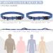 Vivaglory Free-Handed Dog Leash - Double Anti-Shock Bungees & Padded Handles | Reflective Waist Running Leash for Medium & Large Dogs | Navy/Black - Adjustable 65-120cm - Buy Online on GoSupps.com