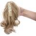 S-noilite Synthetic Clip-In Ponytail Extension - Curly Ash Blonde 12 Inch - 110g - Buy Online on GoSupps.com