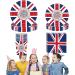 British Flag Plates Union Jack Supplies Food Grade Plates Patriotic Tableware Sets for Boys Girls Charles Commemorative Set Crown - 4-piece Set - Buy Online on GoSupps.com