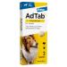 Sticking dogs tick and flea protection (over 22 to 45 kg) chewing tablet quickly kills ticks and fleas and protects it for a month easy to administer (3 hours p Pack) dog 22 - 45 kg (3 tablets)