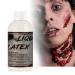 CHASPA Halloween Makeup Liquid Latex for Halloween Costume  Zombie  Special Effects SFX Makeup Wound - Dries CLEAR (200ML)