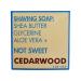 Barbero Cedarwood Shea Butter Shaving Soap 2 oz - Natural Grooming Essentials - Buy Online on GoSupps.com