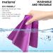 Metene 15 Pack Microfiber Cleaning Cloths - Glasses, Phone, Screens, Camera Lens Cleaner - Dark Purple - Buy Online on GoSupps.com