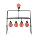 Hiram Resetting Target with Portable Design and Shooting Spots, Rated for .22 .177 Caliber 15 x 10 x 12