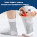 Neuropathy Socks for Women & Men - 3 Pairs Relief for Pain & Swelling | Comprex Ankle Sleeves for Plantar Fasciitis - XX-Large White - Buy Online on GoSupps.com