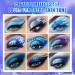 Shop Blue Eyeshadow Palette | Christmas Matte & Shimmer | 18 Pigmented Cool Toned Multichrome Makeup for Holidays - Buy Online on GoSupps.com