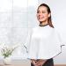 Professional White Make-Up Cape for Beauticians - Short Work Coat & Hair Shampoo Scarf | 1 Piece - Buy Online on GoSupps.com