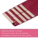 Buy Burgundy Red Tape Extensions - 10pcs Real Hair 55cm 30g Invisible Hair Extensions for Girls - Buy Online on GoSupps.com