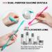 JPNK Airless Pump Jars Set - Travel Containers with Silicone Spatula for Cosmetics - 0.5oz, 1oz, 1.7oz - Buy Online on GoSupps.com