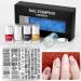 Wirlsweal Nail Art Template Set - DIY Steel Stamp Plate Kit for Nail Salon Decorations - Buy Online on GoSupps.com
