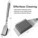Rust-Resistant Grill Brush Durable Outdoor Camping with Scraper Rustproof Heat-Resistant Hard Bristles Long Handle Design BBQ Cleaning Silver - Buy Online on GoSupps.com