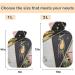 Naanle Hot Water Bottle with Cover - Palm Leaf & Deer Design 2L Heat Bottle for Pain Relief & Warmth - Perfect for Back Hand Foot & Neck Therapy - Buy Online on GoSupps.com