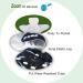 Alva Baby Reusable Washable Diapers Set with 6 Nappies + 12 Inserts - 6DM42 - Buy Online on GoSupps.com